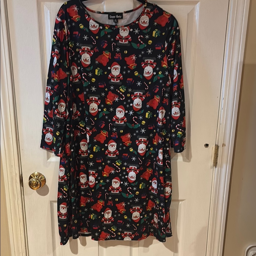 Holiday swing dress. Size XXL